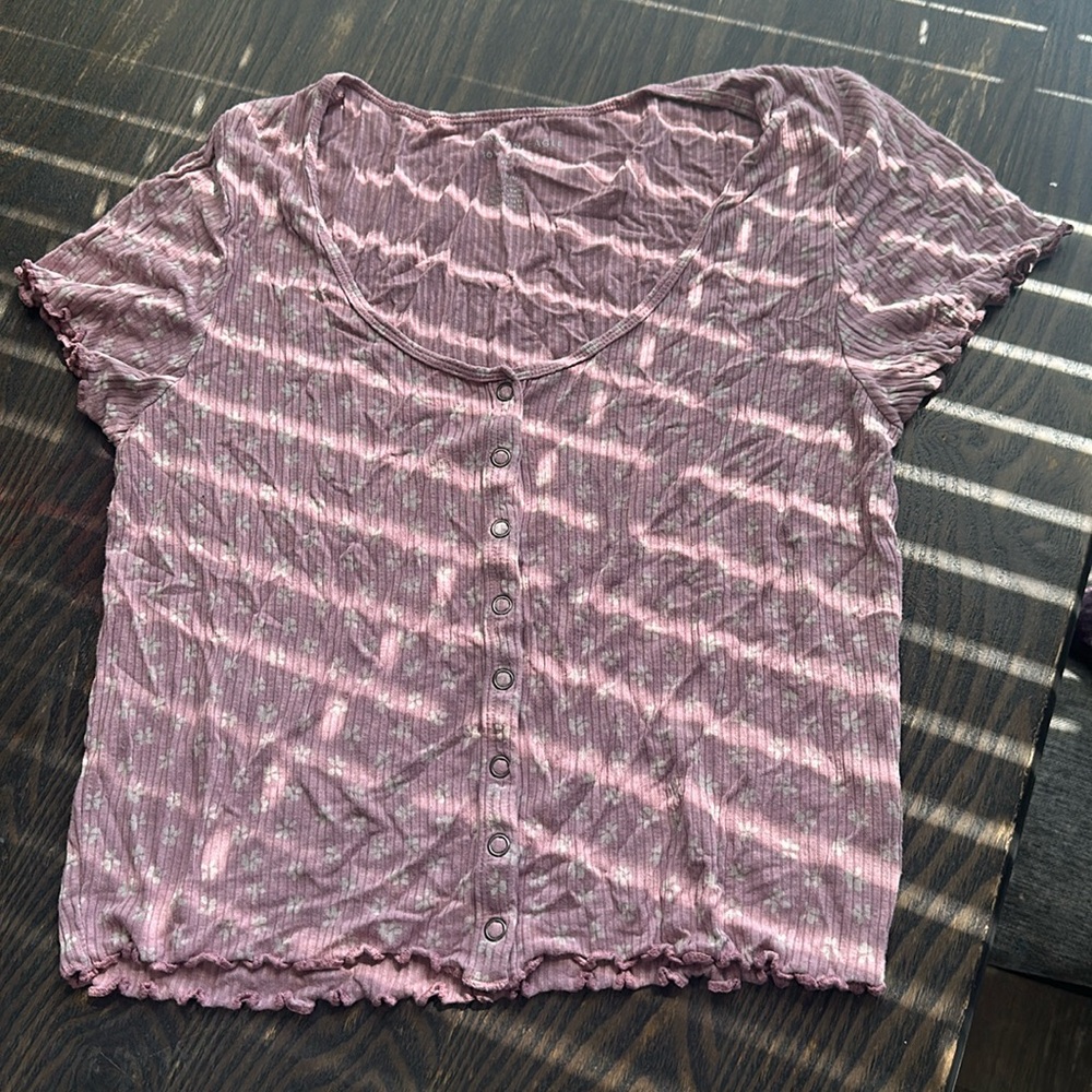 Pink crop top